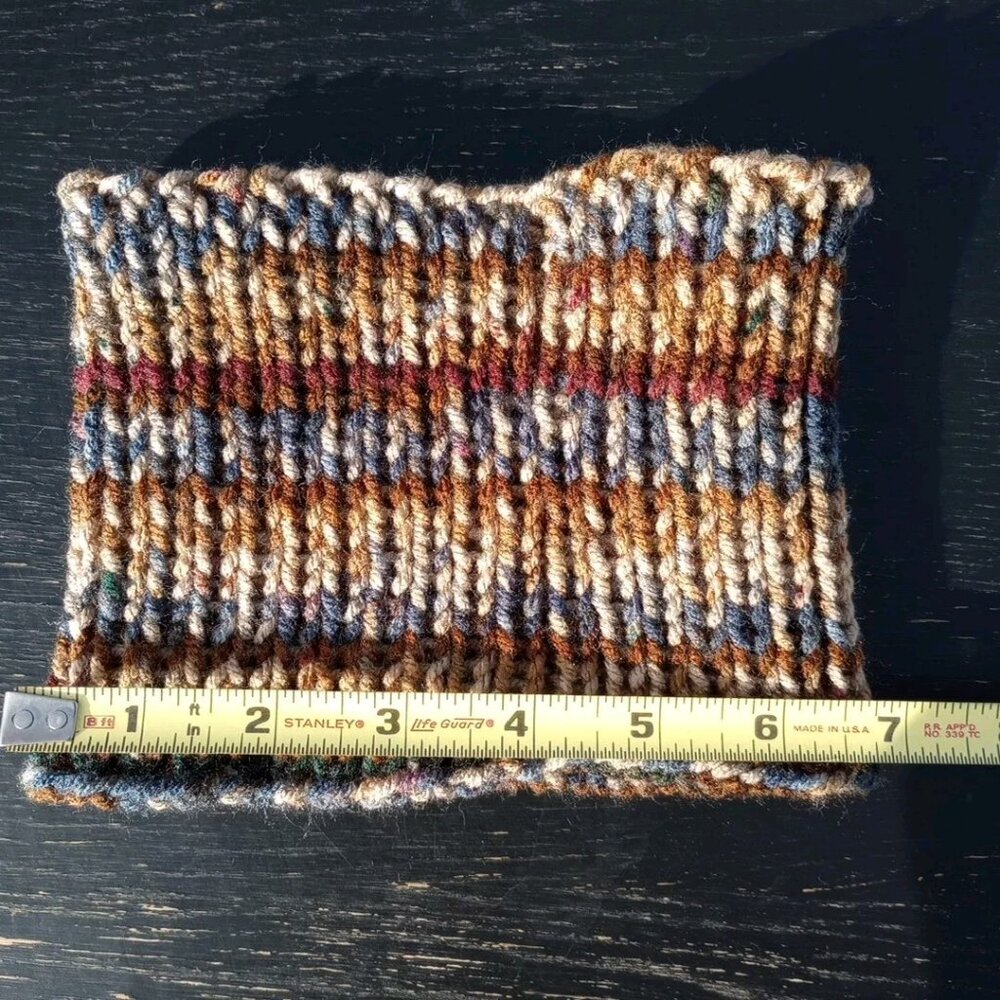 Men's Handmade Headband Circlet Bandeau Sierra Stripes Rib Knit USA Women's M/L - Picture 9 of 9
